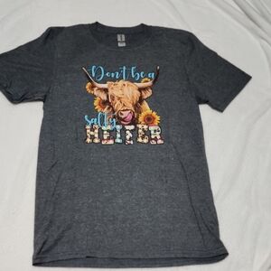 Gray Graphic Womens T-Shirt